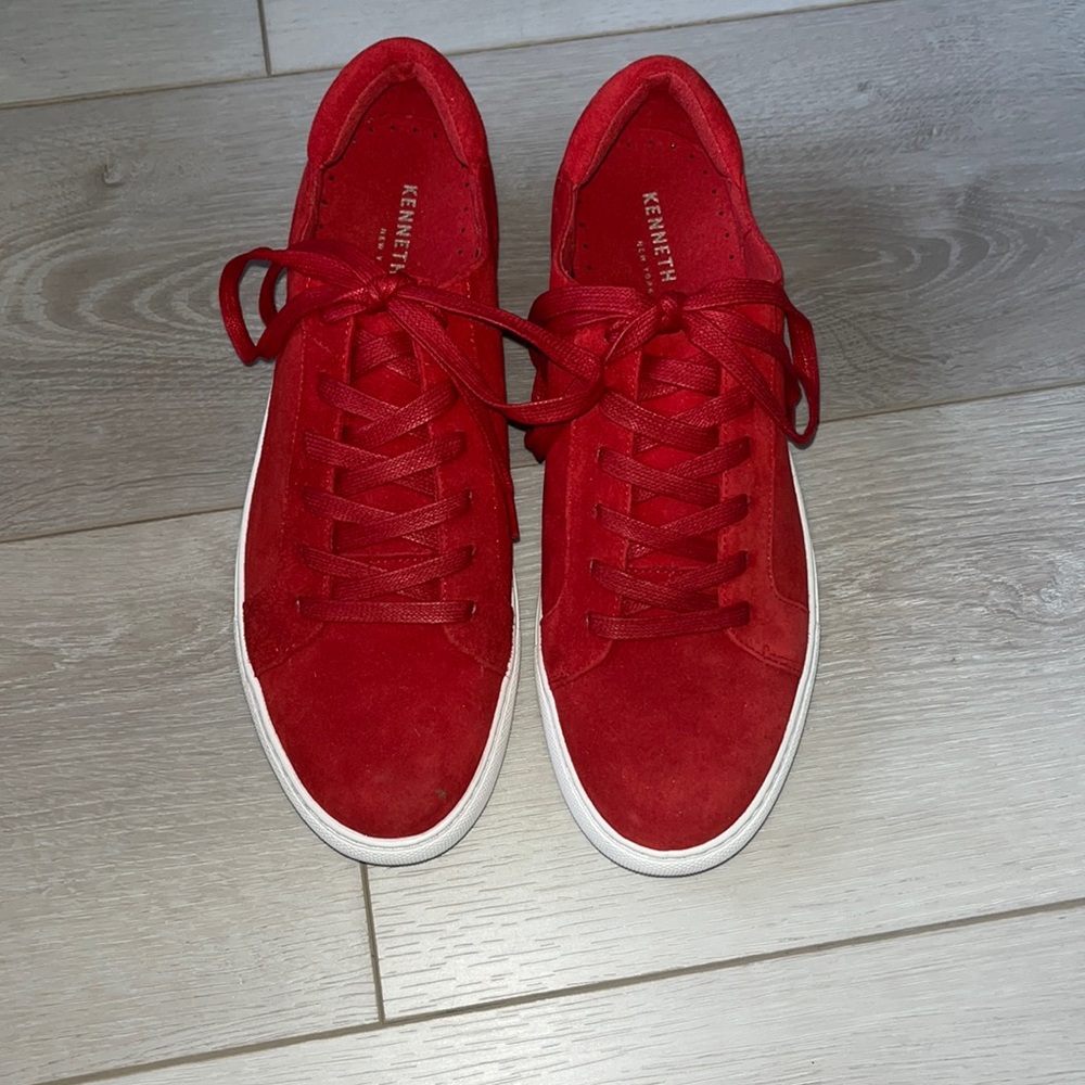 NEVER WORN red Kenneth Cole womens sneakers
